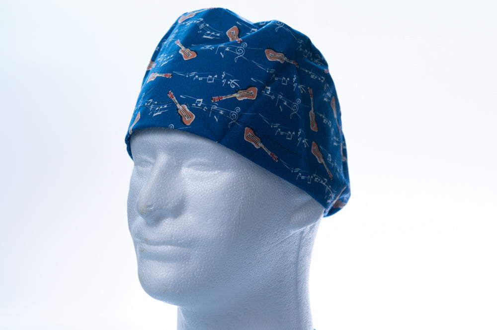 Guitar Notes Classic Style Surgical Hat