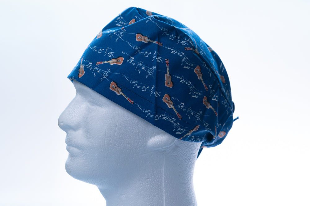 Guitar Notes Classic Style Surgical Hat