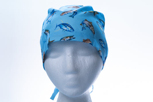 Gone Fishing Classic Style Surgical Hat