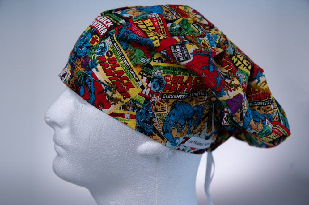 Marvel Comics Black Panther Hattie Style Surgical Hat