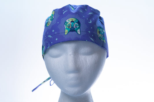 Cosmic Kitty Classic Style Surgical Hat