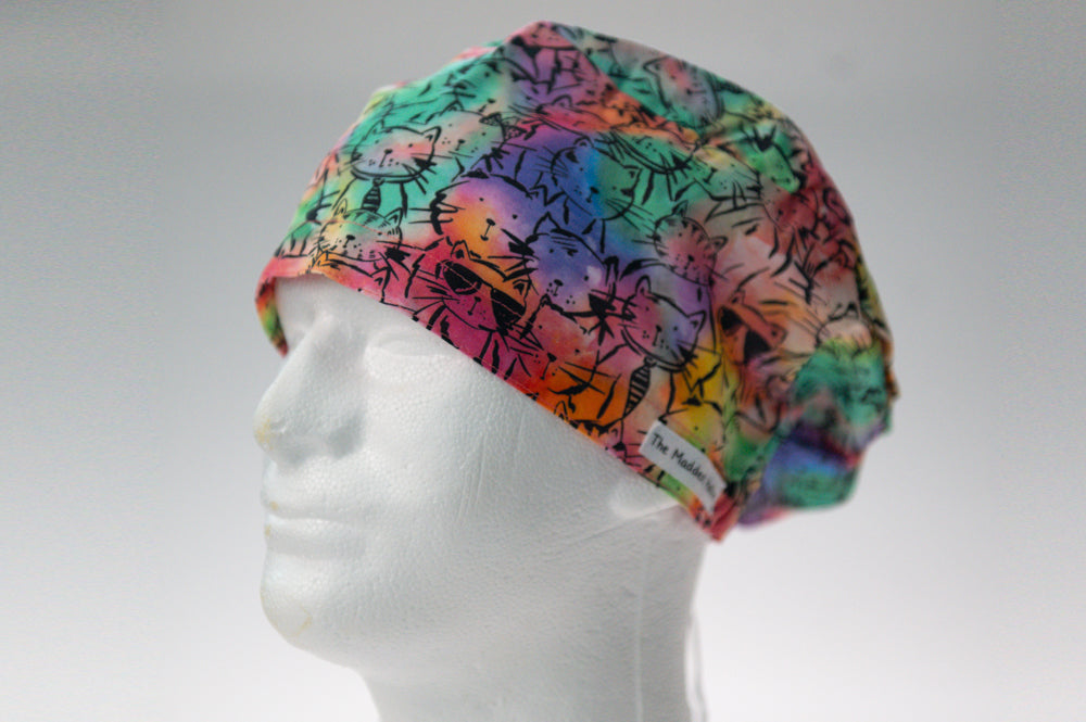 Rainbows of Kitties Sprite Style Surgical Hat