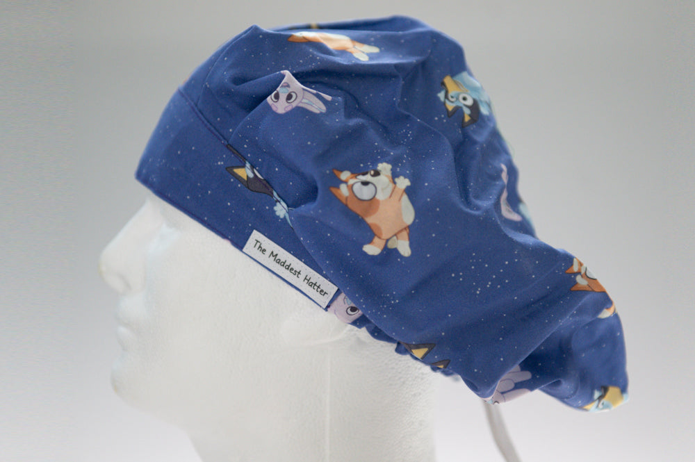 Bluey and Friends Bouffant Style Surgical Hat