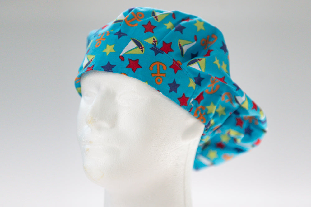 Ahoy Mates!! Bouffant Style Surgical Hat