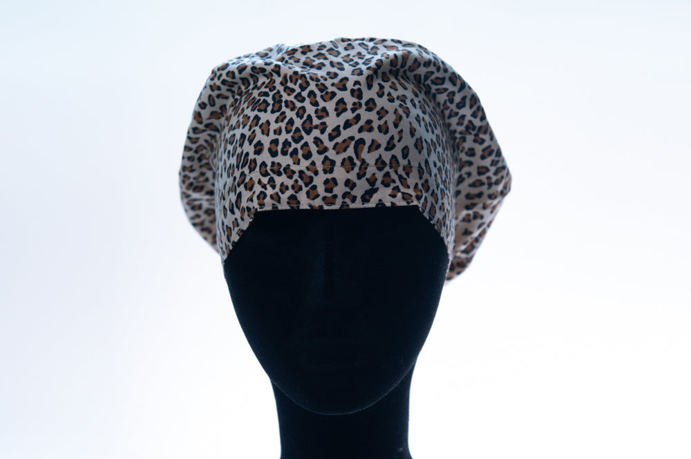 Leopard Print Sprite Style Surgical Hat