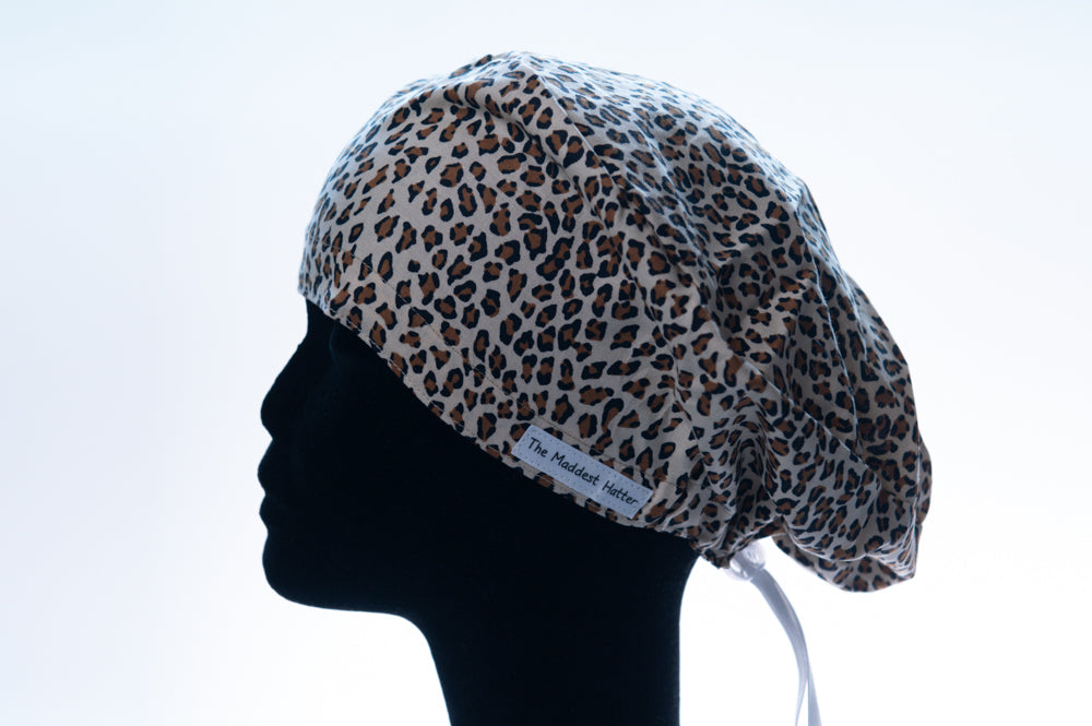 Leopard Print Sprite Style Surgical Hat