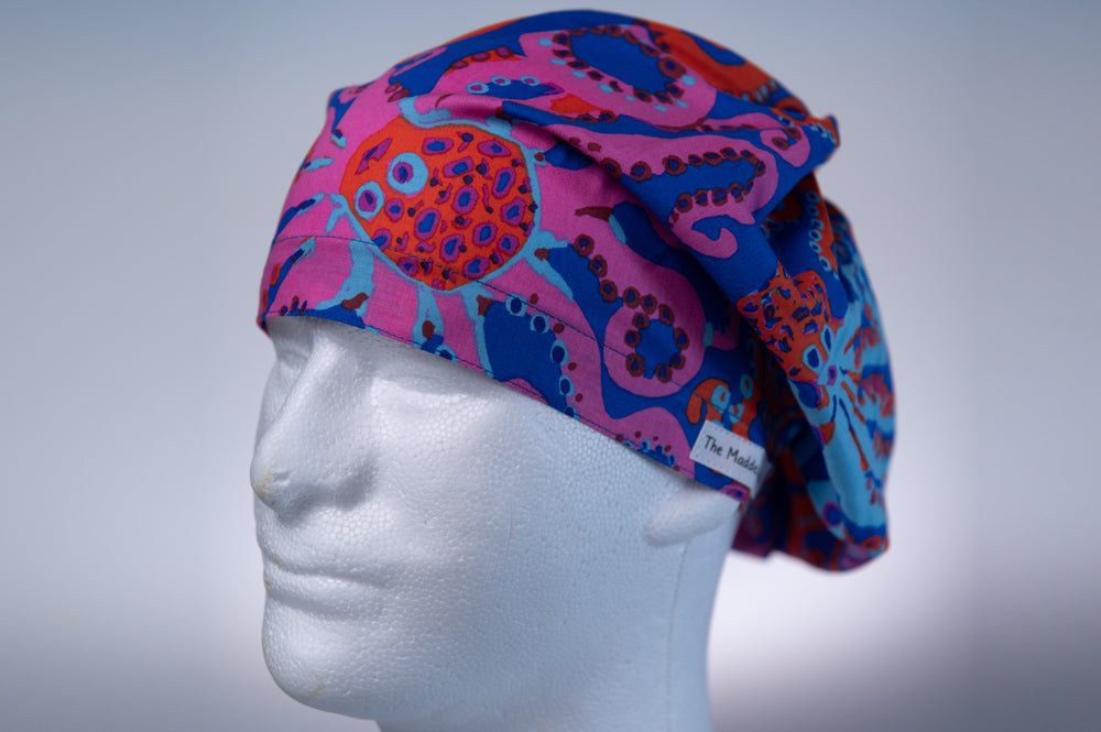 Octopus Madness Hattie Style Surgical Hat