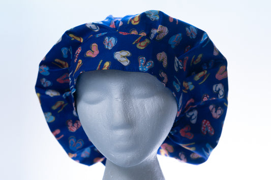 Flip Flop Frenzy Bouffant Style Surgical Hat