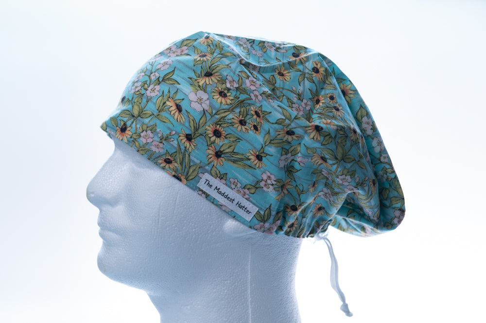 Black Eyed Susan Sprite Style Surgical Hat