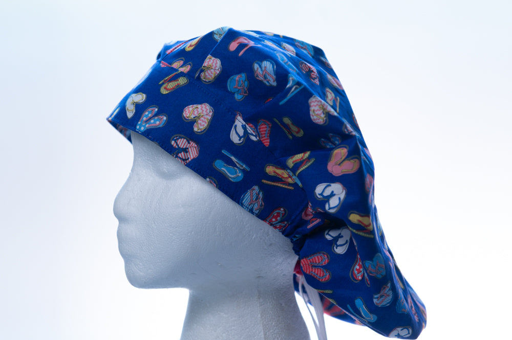 Flip Flop Frenzy Bouffant Style Surgical Hat