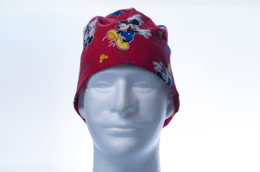 Red Patriotic Mickey Mouse Classic Surgical Style Hat