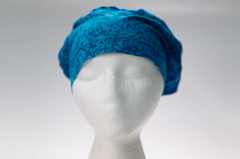 Blue Branches Sprite Style Surgical Hat