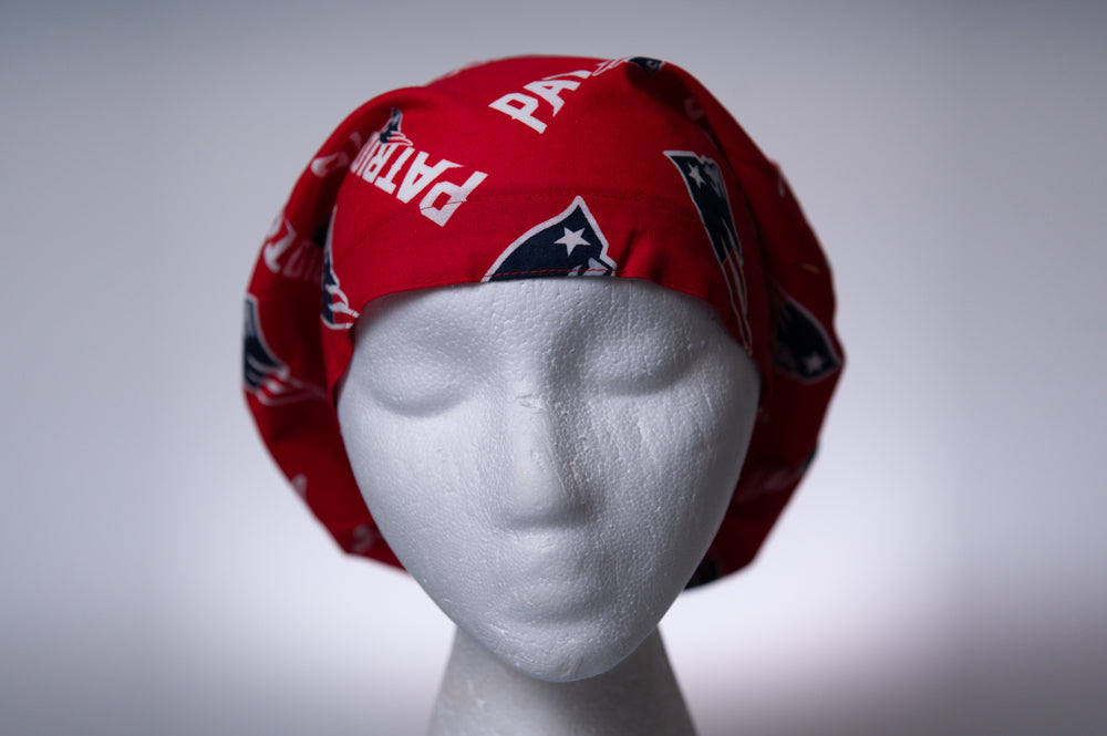 Red Patriots Hattie Style Surgical Hat