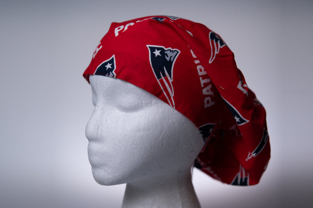 Red Patriots Hattie Style Surgical Hat