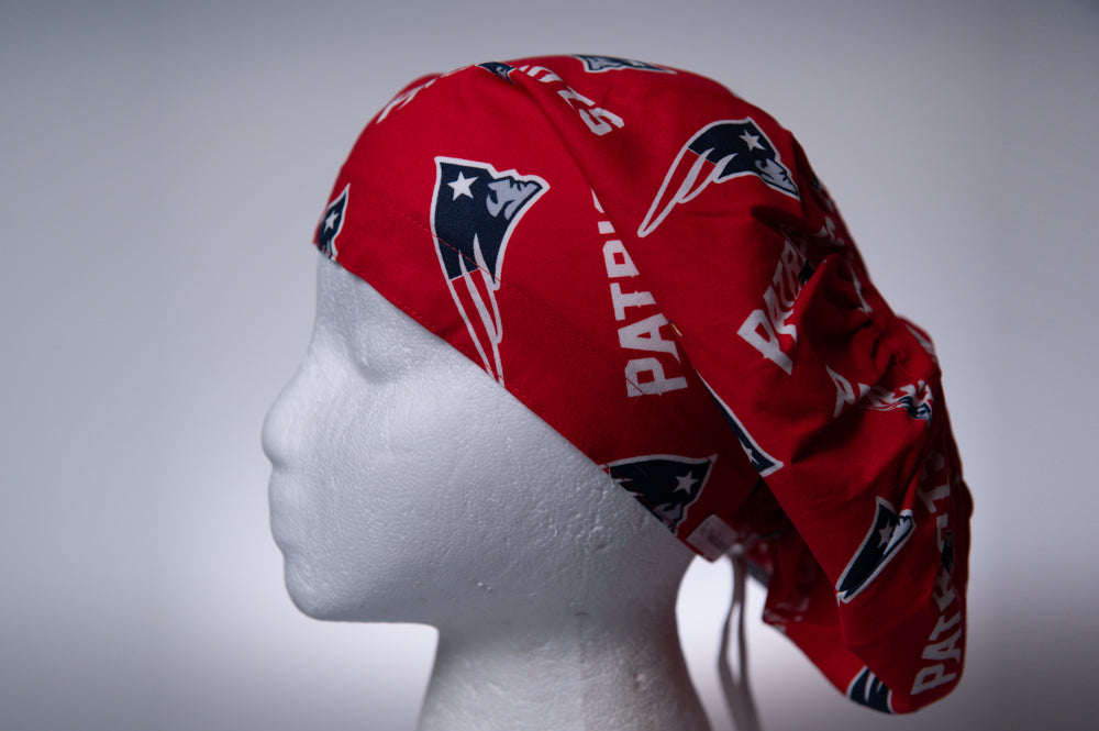 Red Patriots Hattie Style Surgical Hat