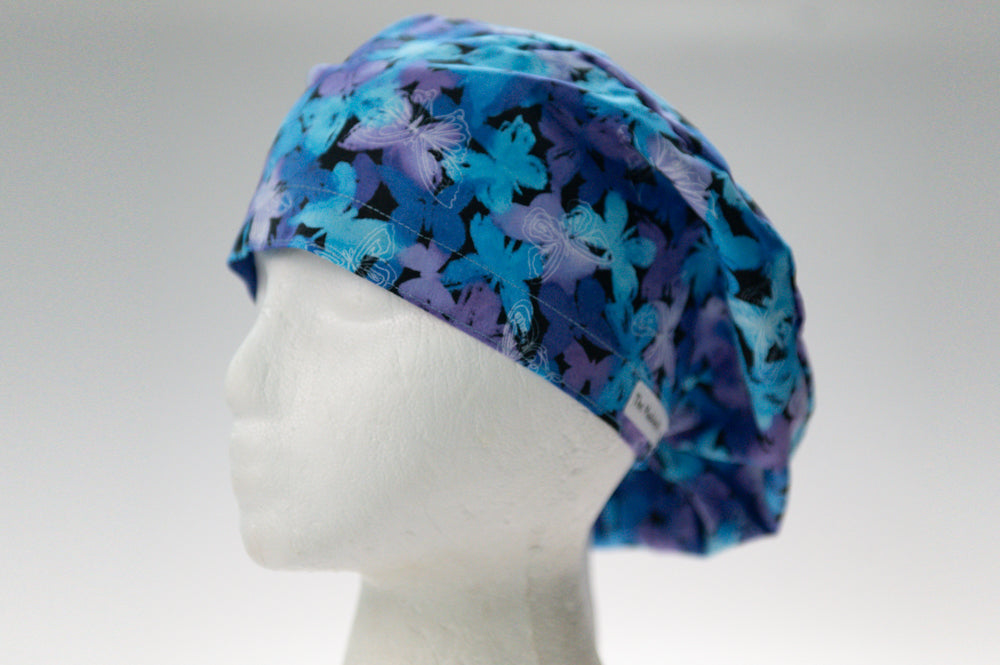 Peacock Butterfly Sprite Style Surgical Hat