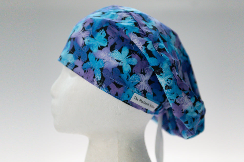 Peacock Butterfly Sprite Style Surgical Hat