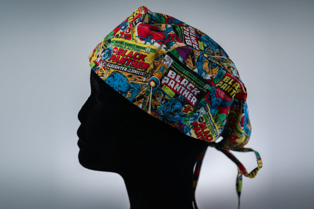 Marvel Comics Black Panther Classic Style Surgical Hat