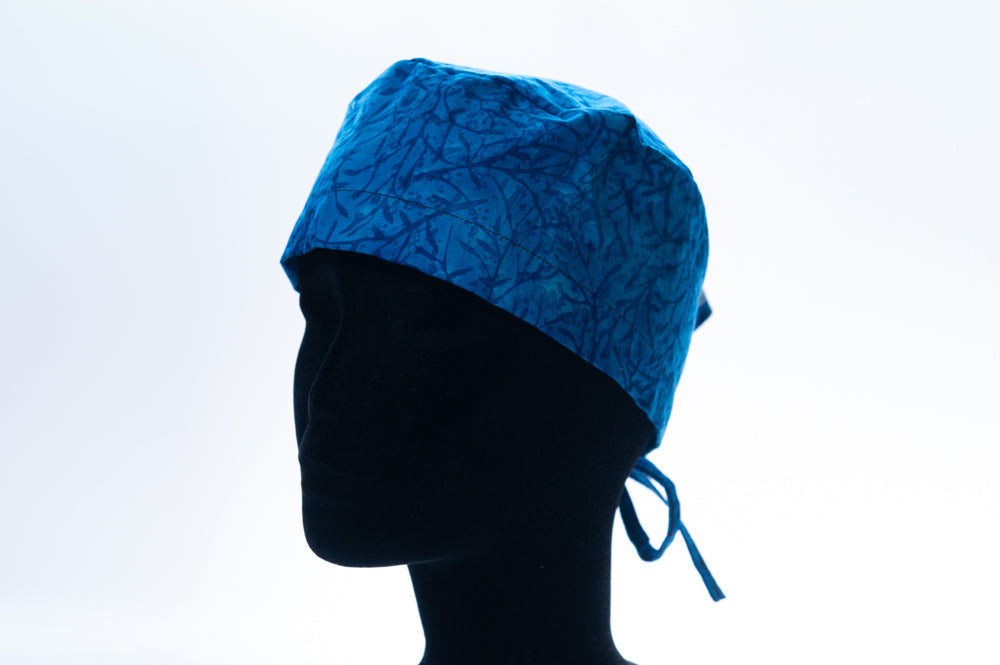 Blue Branches Classic Style Surgical Hat