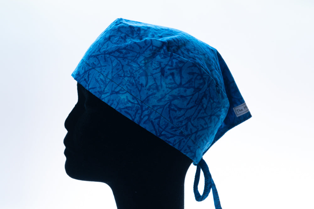 Blue Branches Classic Style Surgical Hat