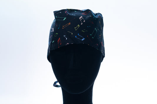 Musical Notes Classic Style Surgical Hat