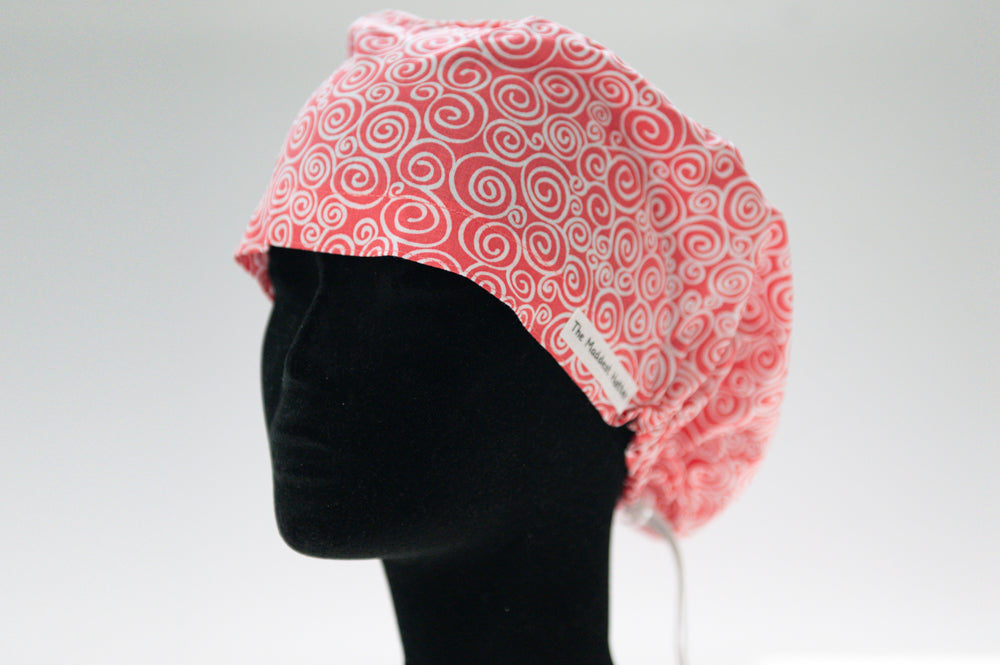 Orange Swirl Sprite Style Surgical Hat