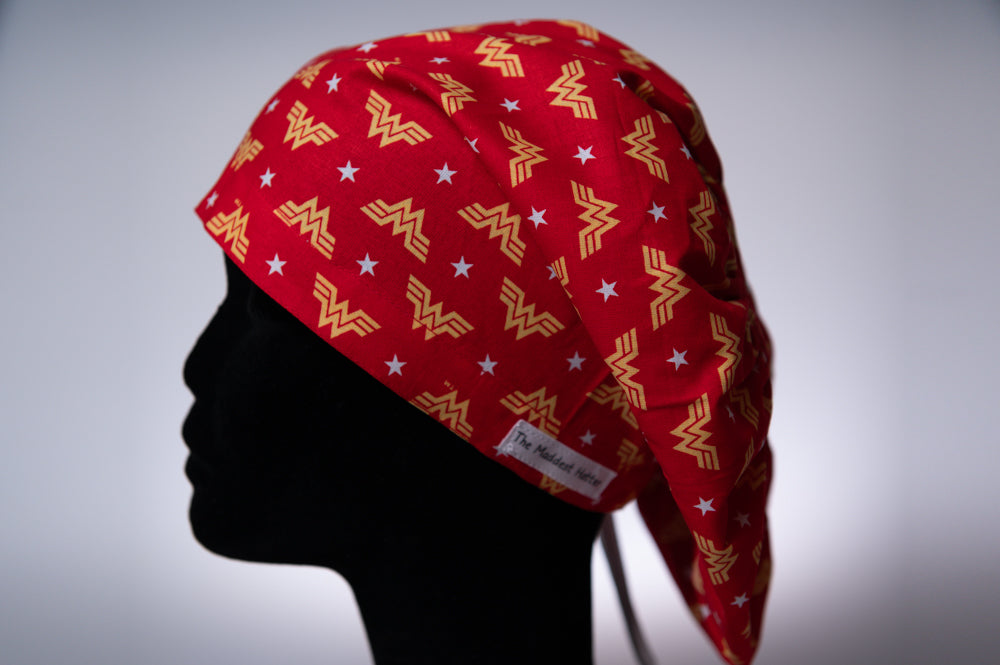 Wonder Woman Hattie Style Surgical Hat