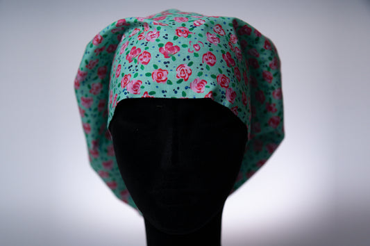 Petite Floral Hattie Style Surgical Hat