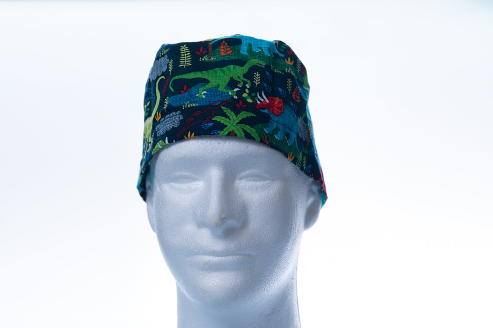 Land of the Dinosaurs Classic Style Surgical Hat