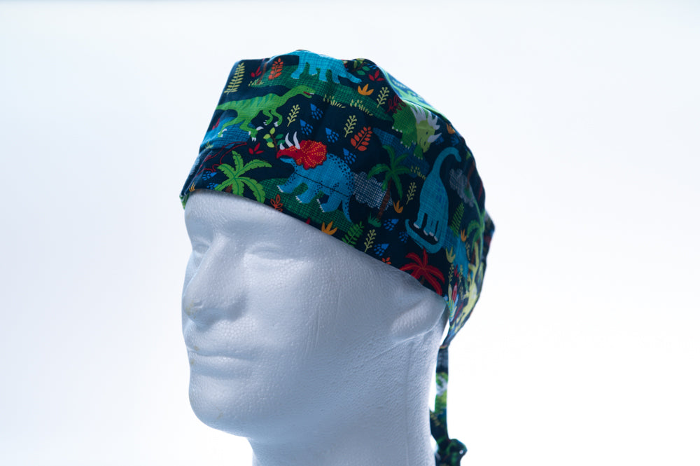 Land of the Dinosaurs Classic Style Surgical Hat