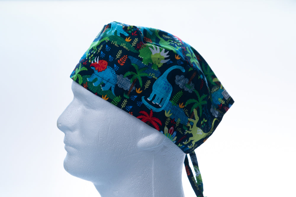 Land of the Dinosaurs Classic Style Surgical Hat