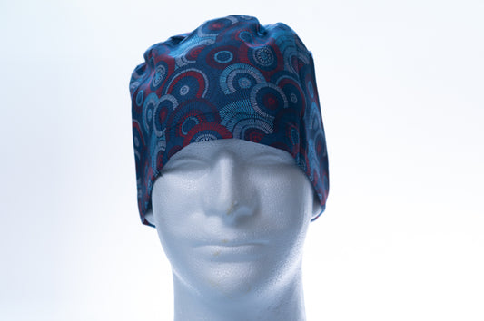 Red, White and Blue Swirls Classic Surgical Style Hat