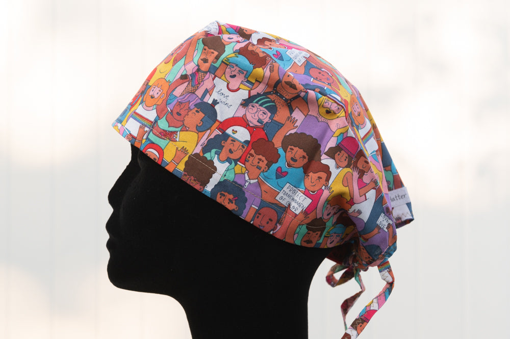 Protect Trans Lives LGBTQ Classic Style Surgical Hat