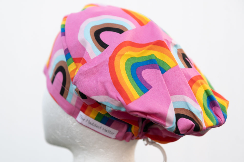 LGBTQ Pride Rainbow Sprite Style Surgical Hat