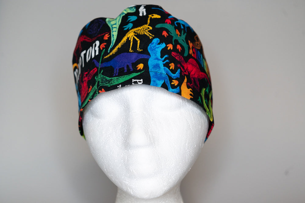 Colorful Dinosaurs Classic Style Surgical Hat