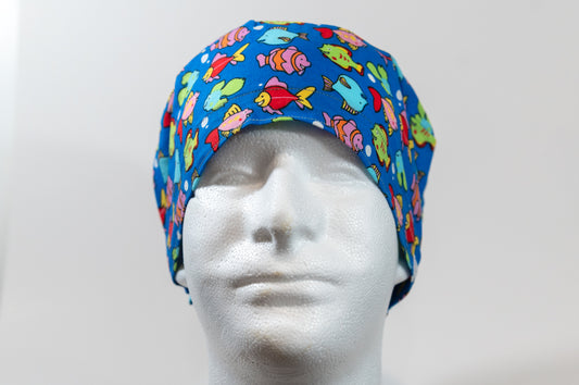 Colorful Fish Sprite Style Surgical Hat