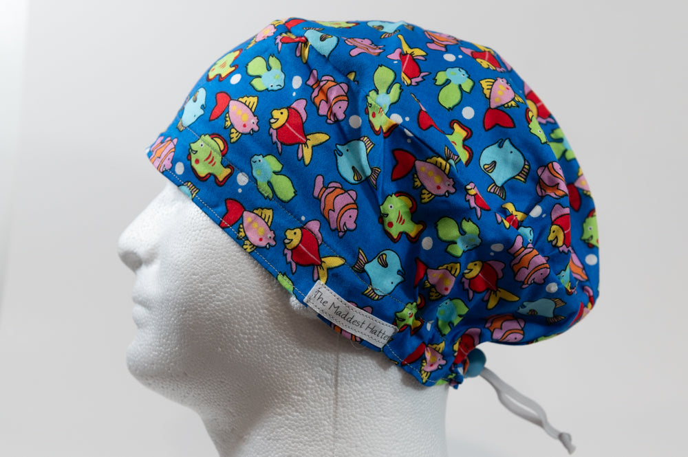 Colorful Fish Sprite Style Surgical Hat