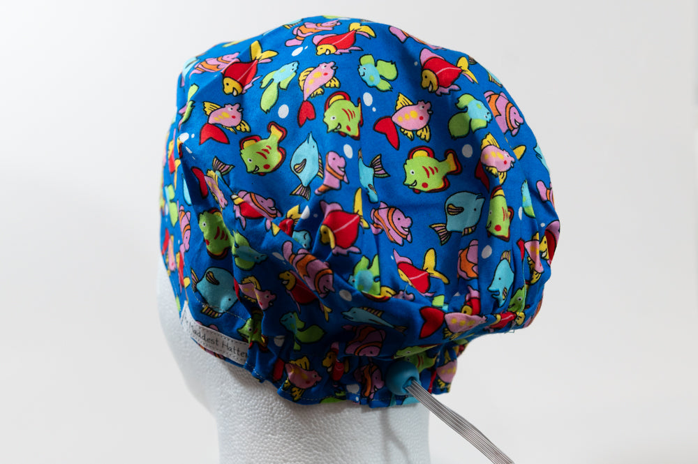 Colorful Fish Sprite Style Surgical Hat