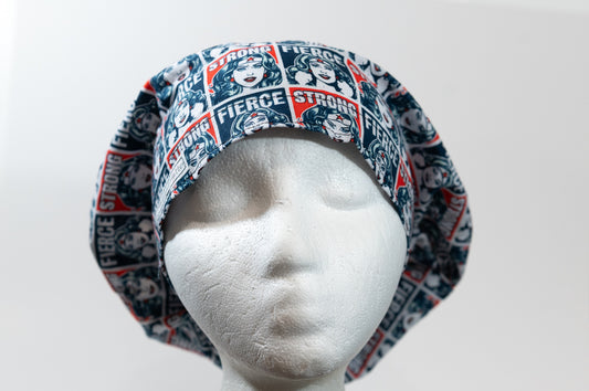 Fierce Wonder Woman Hattie Style Surgical Hat