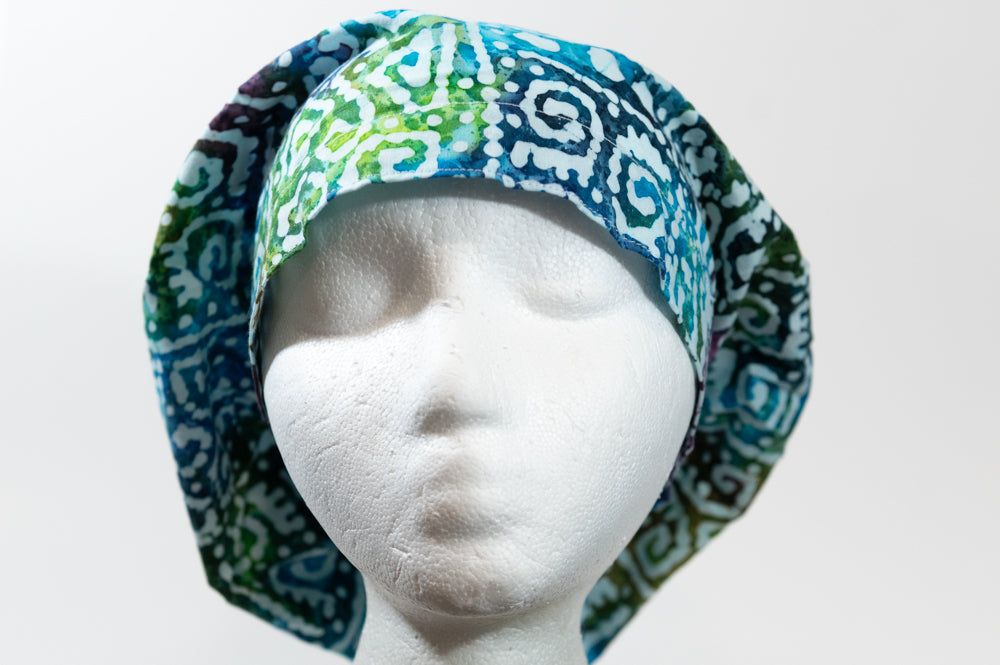 Beauty of a Batik Hattie Style Surgical Hat