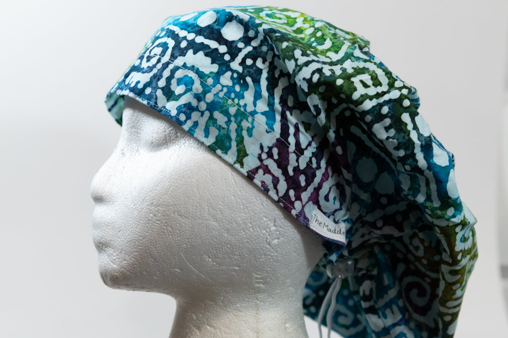 Beauty of a Batik Hattie Style Surgical Hat