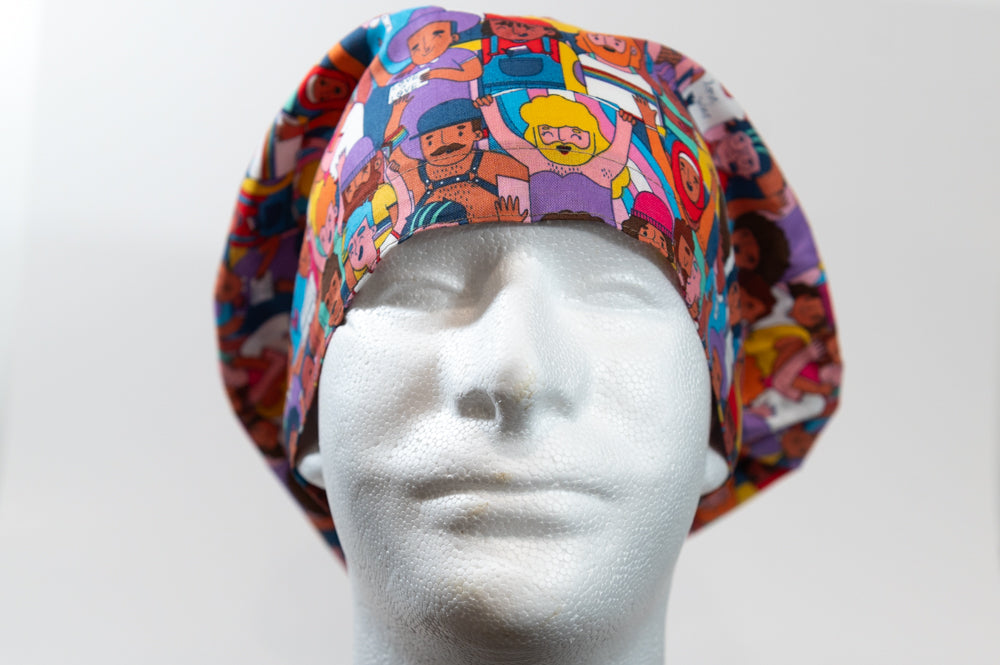 Protect Trans Lives LGBTQ Hattie Style Surgical Hat