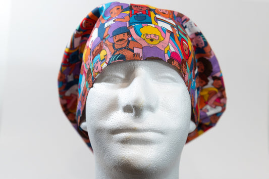 Protect Trans Lives LGBTQ Hattie Style Surgical Hat