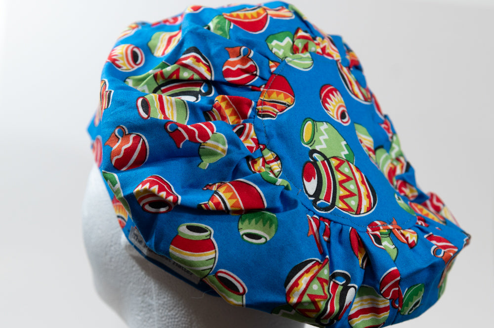 Colorful Vases Hattie Style Surgical Hat