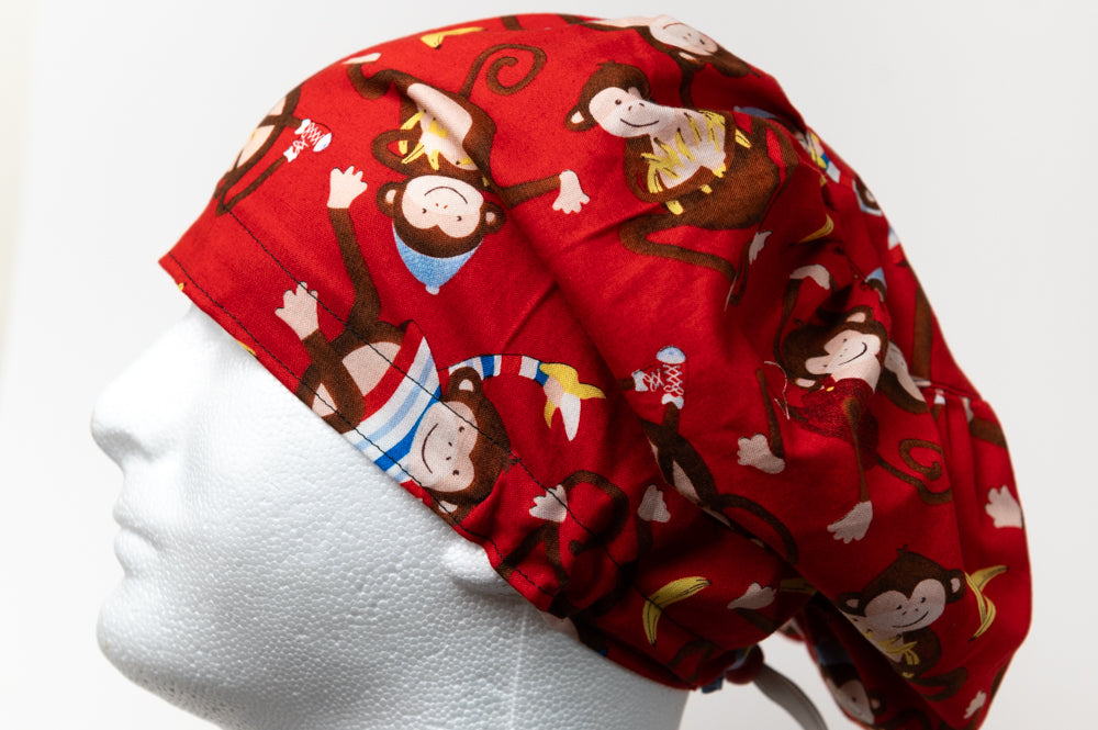 Funny Monkey Hattie Style Surgical Hat