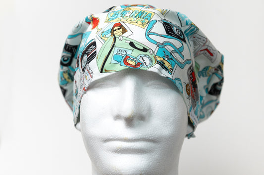 Travel Time Hattie Style Surgical Hat