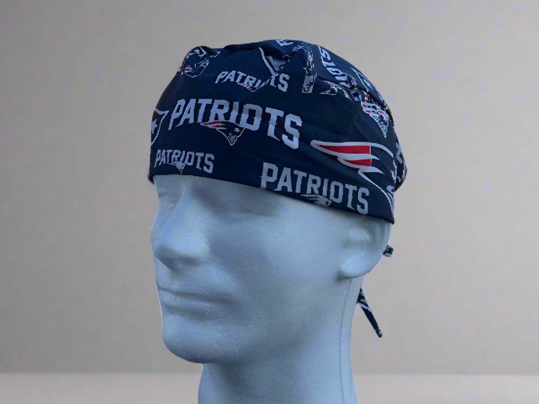 Patriotic New England Patriots Classic Style Surgical Hat