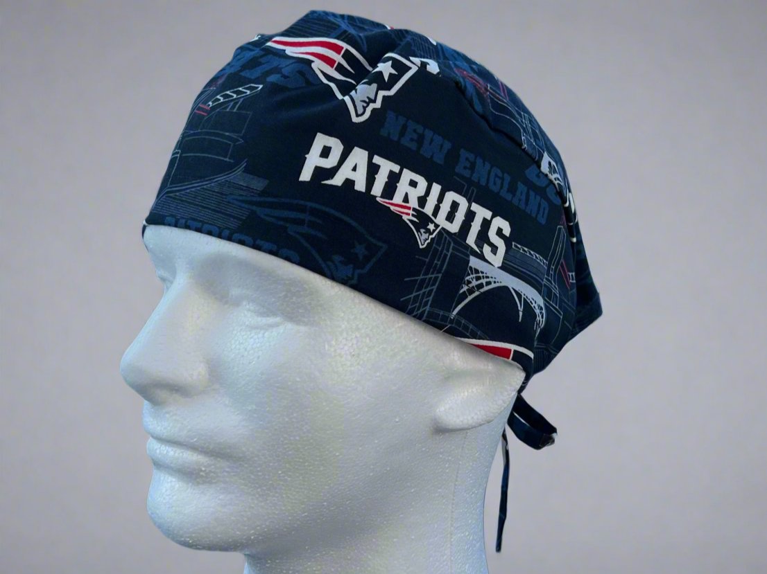 New England Patriots Stadium Fabric Classic Style Surgical Hat