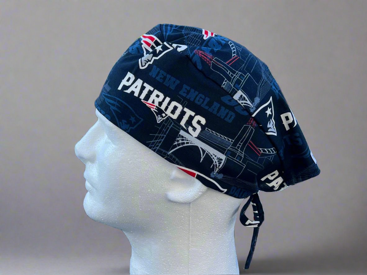 New England Patriots Stadium Fabric Classic Style Surgical Hat