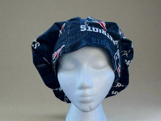 Let's Go Pats! Bouffant Style Surgical Hat